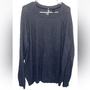 Dockers Mens Alpha Khaki Gray Crew Neck Sweater Long Sleeve Skze XXL NWT